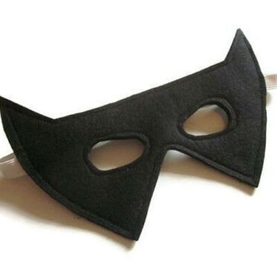 Maschera da pipistrello nero