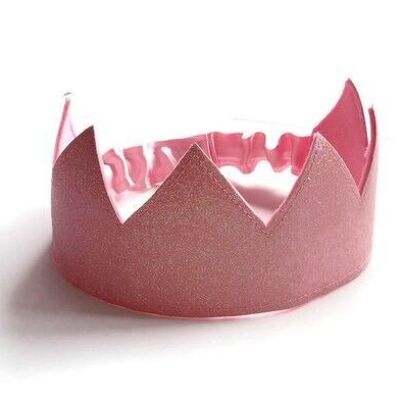 Pink Glitter Crown