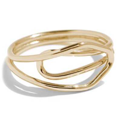 The Elba ring - 18k gold plated