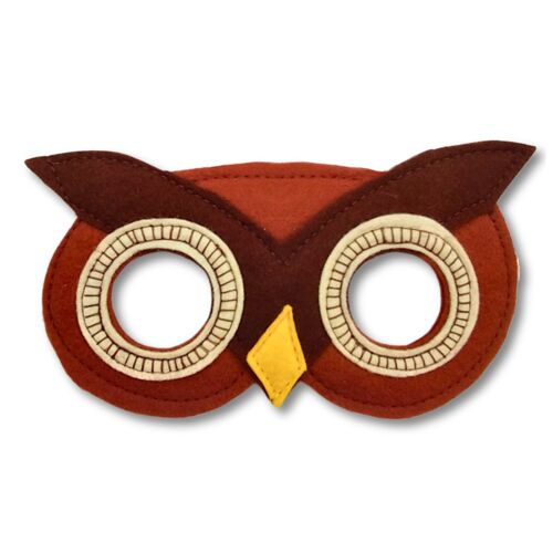 Handmade Felt Owl Mask