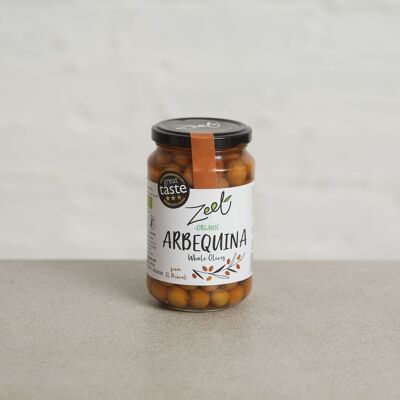 ARBEQUINA ORGANIC OLIVES 210G