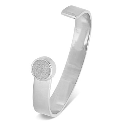 Astra - Brushed bangle 4 - palladium