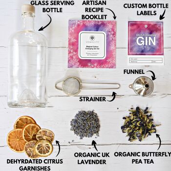 Kit de fabrication de gin à changement de couleur ultime 2