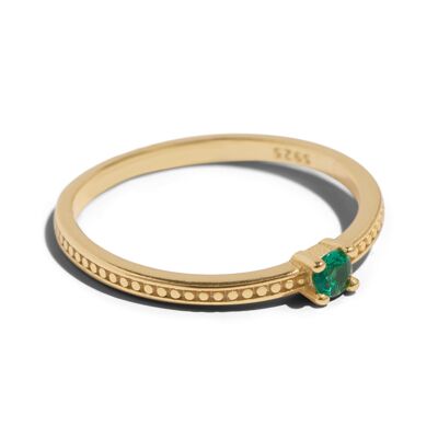 The Emma ring - 18k gold plated