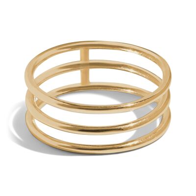The Jada ring - 18k gold plated