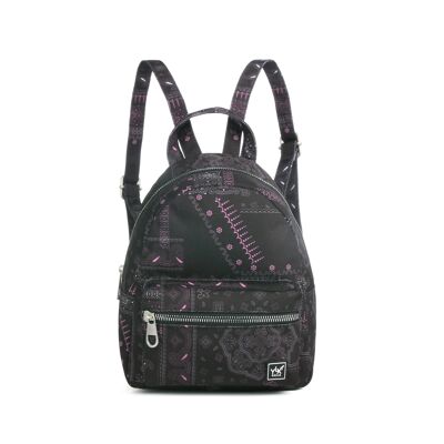 YLX Mini Backpack - Black Geo Paisley - BGP