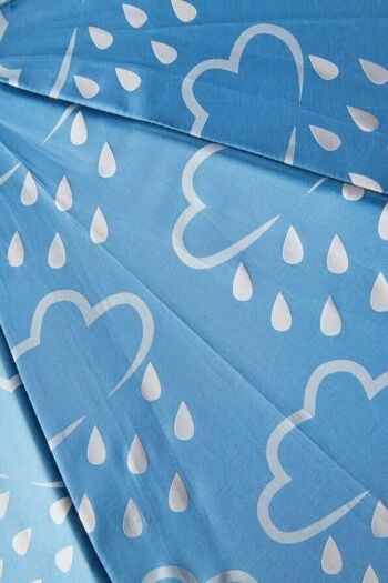 Parapluie révélateur de couleurs Little Kids en bleu bébé 4