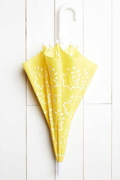 Little Kids Colour-Revealing Umbrella in Yellow