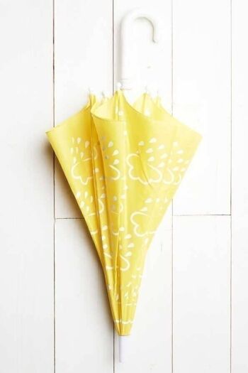 Parapluie révélateur de couleurs Little Kids en jaune 1