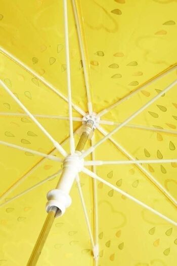 Parapluie révélateur de couleurs Little Kids en jaune 4