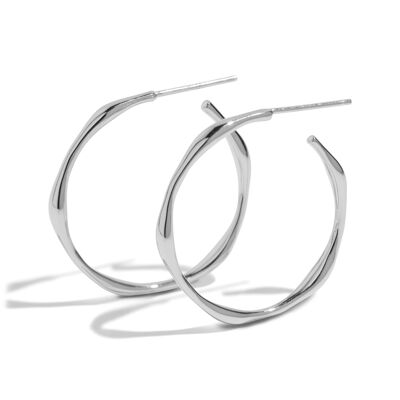 The Coco hoop - sterling silver