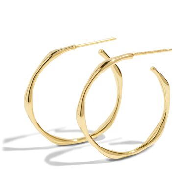 The Coco hoop - 18k gold plated