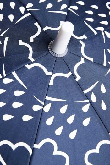 Parapluie pour enfant qui révèle les couleurs en bleu marine 3