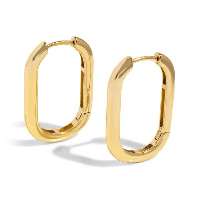 The Harley hoop - 18k gold plated