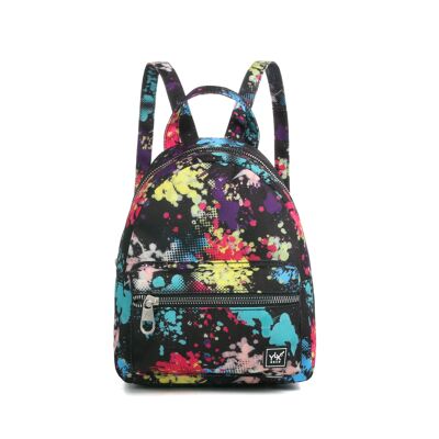 YLX Mini Backpack - Black Paint Splatter - BPS