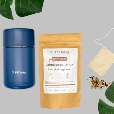 Perfect Day | Planthaya Ceramic cup and Daydream soul-soothing tea | Kit - Grey