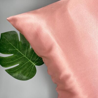 Liquid Satin Pillowcase - Dusky Pink - Double Pack