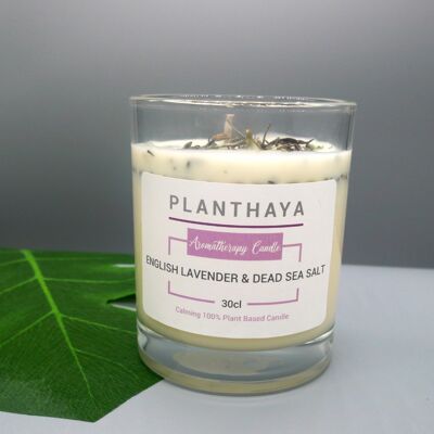 English Lavender & Dead Sea Salt Aromatherapy Candle 30cl