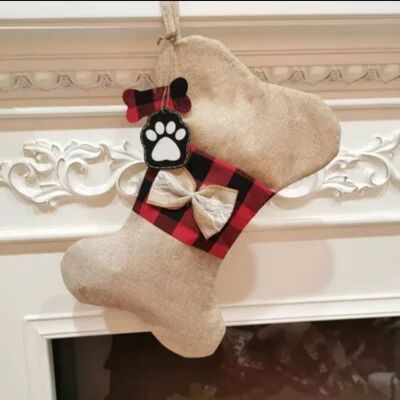 Dog and cat Christmas stockings