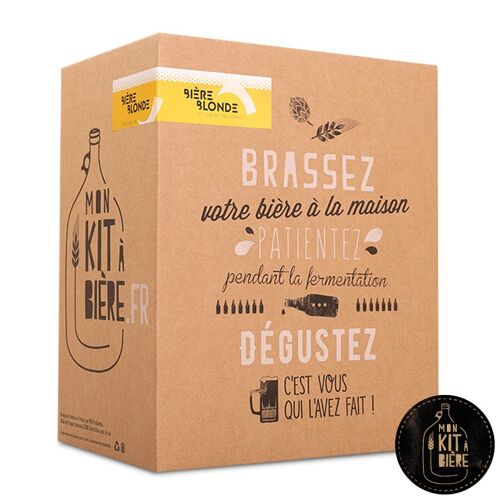 Kit complet de Brassage Artisanal Bière Blonde 5 litres