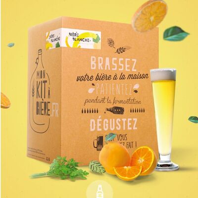 Kit complet de Brassage Artisanal Bière Blanche 5 litres