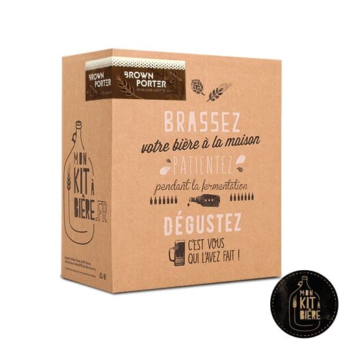 Buy wholesale Intermediate Craft Brewing Kit Brown Porter Beer 5 liters