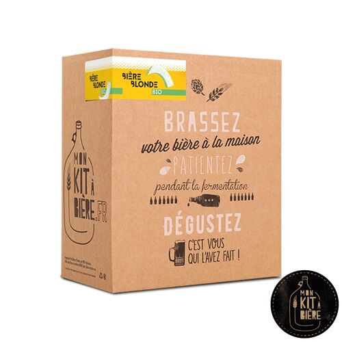 Kit intermédiaire de Brassage Artisanal Bière Blonde BIO 5 litres