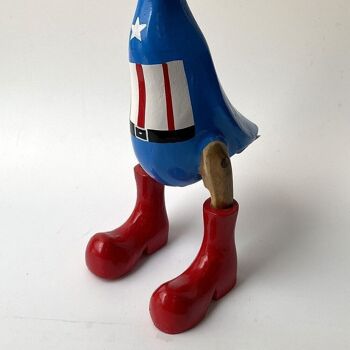 Canard Captain America, 25x10x10cm 2