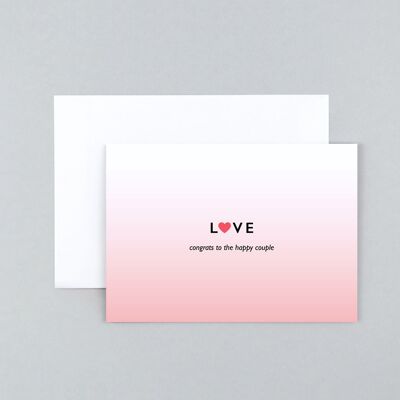 Wedding card Love Cora Heart