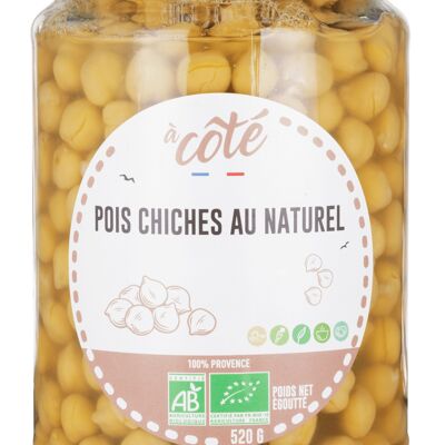 Natural chickpeas 520g organic