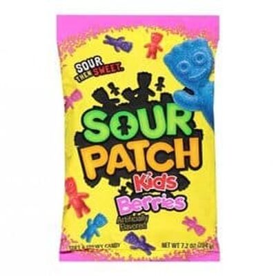 sour patch berries peg bag 204g