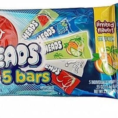 airheads assorted flavours 5 bar pack