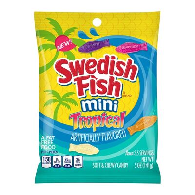 Swedish Fish Tropical Peg Bag - 5oz (141g)