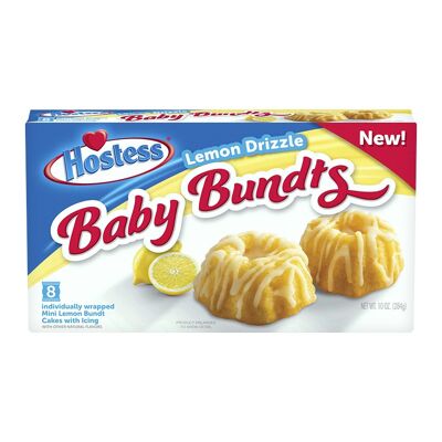 Hostess Lemon Drizzle Baby Bundts 8-Pack - 10oz
