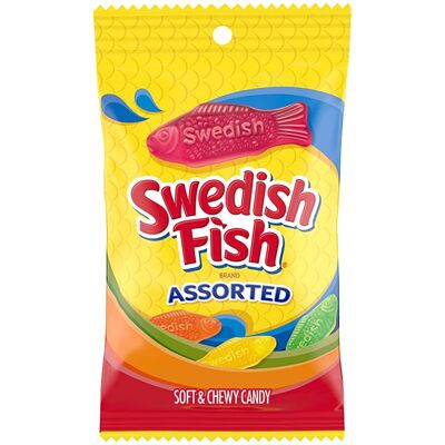 Swedish Fish Assorted Peg Bag - 8oz (226g)