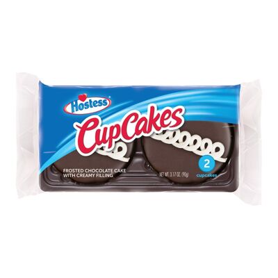 Hostess Chocolate Cupcakes 2-Pack - 3.17oz (90g
