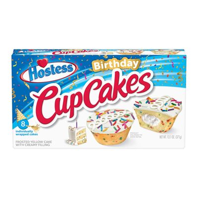 Hostess Birthday CupCakes 8-Pack - 13.1oz (371g)
