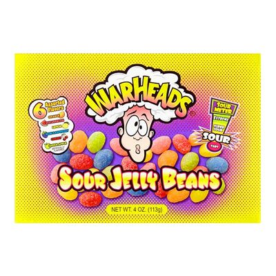 Warheads - Sour Jelly Beans Theatre Box 4oz (113g)