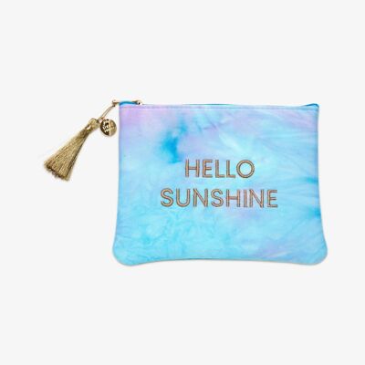 Make-up tasje Hello Sunshine blauw