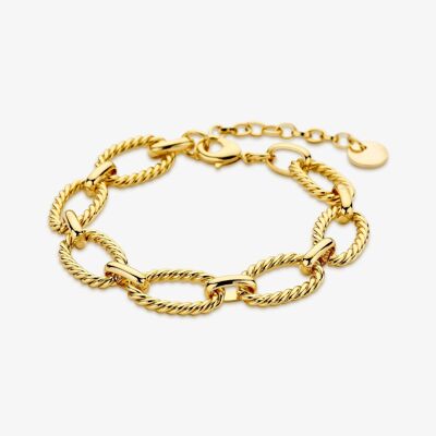 Schakel armband Juliet gold plated