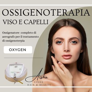 Oxygen - Oxygénateur professionnel avec aérographe pour cheveux et visage 2