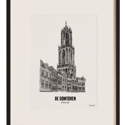 De Domtoren - 21X30CM - Douwedraws laat 1 boom planten