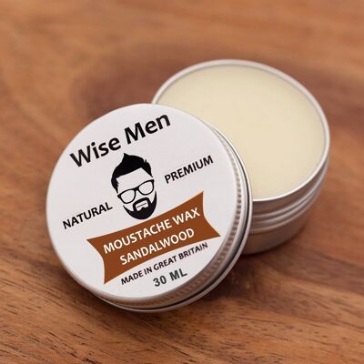 30ml Moustache Wax - Sandalwood