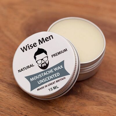 15ml Moustache Wax - Unscented