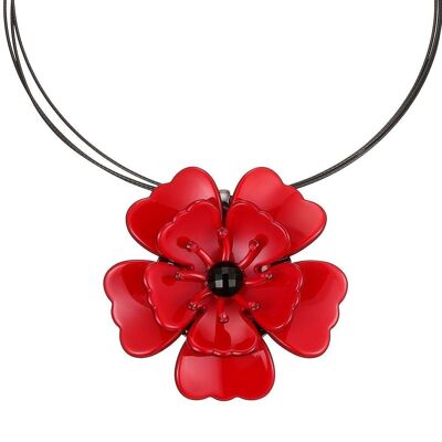 Loreana poppy necklace