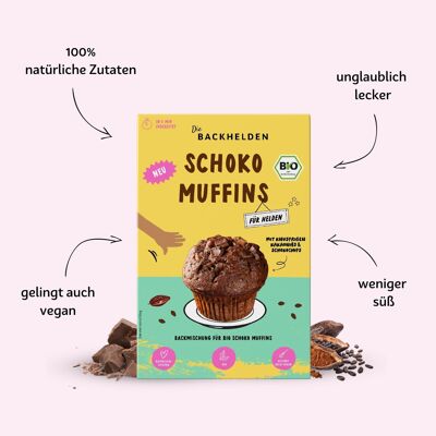 BIO Schoko Muffin Backmischung
