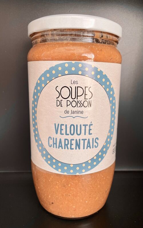 LES SOUPES DE POISSON DE JANINE  "VELOUTE CHARENTAIS"  800GR