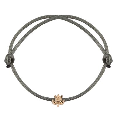 Schildpad symbool satijnen armband - Armband