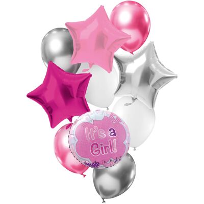 Conjunto de globos ¡Es una niña!