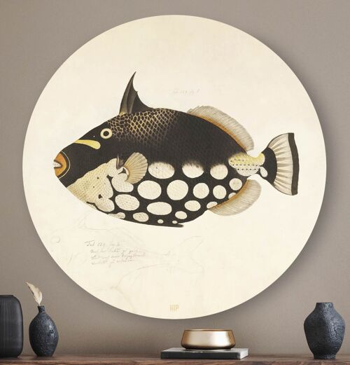 HIP ORGNL® Black Fish Round - Ø 40 cm